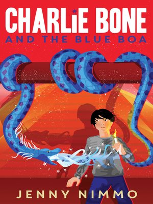 cover image of Charlie Bone and the Blue Boa
